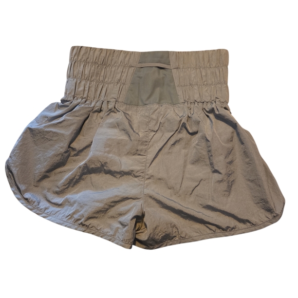 Free People Movement The Way Home Shorts Brushed Grey Size S High Waist - Picture 2 of 5